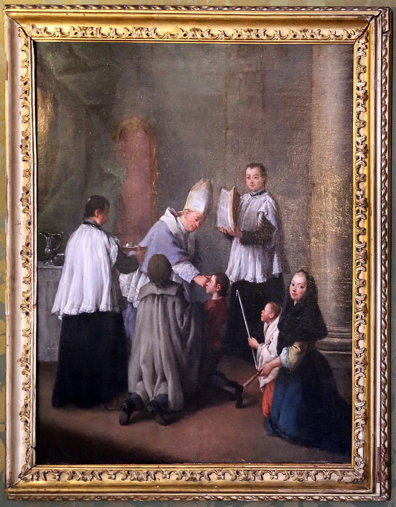 I sette sacramenti - La cresima, Pinacoteca Querini Stampalia (Venezia)